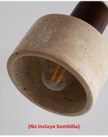 Lámpara Colgante De Carrilera LED Amarilla Marmol Japonés Wabi Sabi Travertino Nórdica Para Lámpara De Noche De Hotel Decoración De Pasillo Y Restaurante - details 11