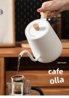 Hervidor Eléctrico 800ml Con Cuello De Ganso Y Control De Temperatura Para Café Manual 1000W Calentamiento Rápido 110V/220V Teapot Inteligente - details 14