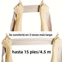 3/4 Pack De Banda Elástica Ajustable Universal Para Muñeca Rodilla Pierna Y Pies Tamaño Extendible Hasta 177.77 Pulgadas Poliéster Soporte De Compresión - details 3