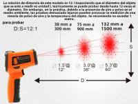 PEAKMETER PM6530D Termómetro Infrarrojo Portátil Para Medición De Temperatura Industrial Medidor De Temperatura De Aceite - details 12