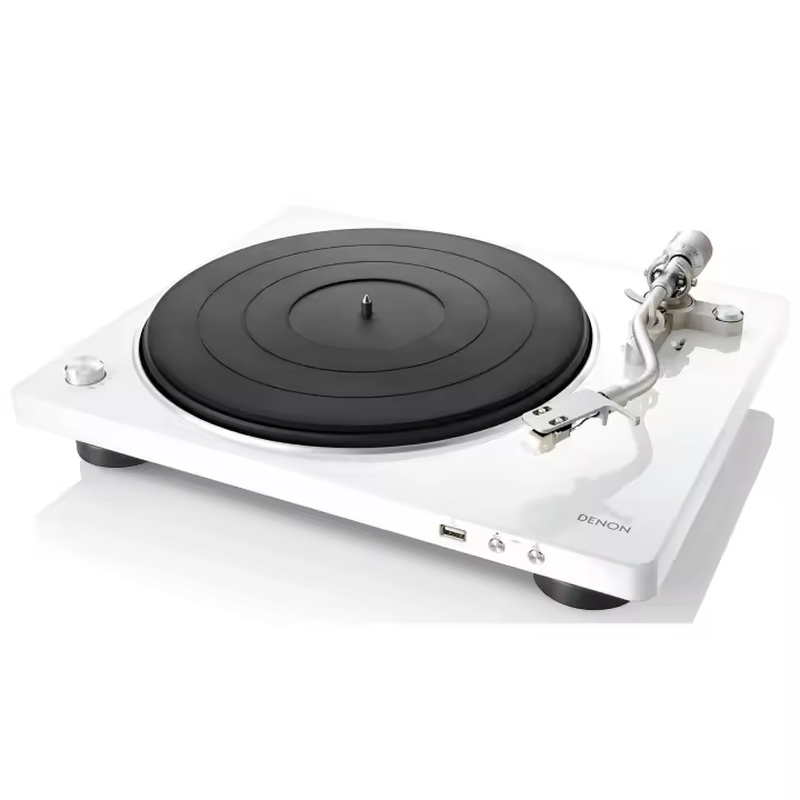 DENON DP-450 USB Blanco Tocadiscos - 1