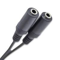 Banner - Cable divisor de audio estereo 2x Jack 3.5mm hembra a 3.5mm