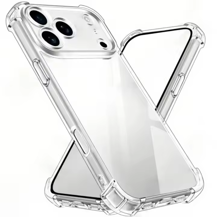Funda De Silicona TPU Suave Para iPhone 17 17Pro Max 17Air 16 plus 16E 15 ProMax 14 Protección Antichoque Con Bumper - 1