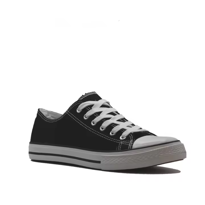 JZ Hermanos Zapatilla de lona baja para hombre con cordón - 1