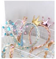 Cinta De Princesa Elsa Tejida Estilo Tangled Para Niñas Accesorio De Peluquería Disfraz De Princesa Rapunzel Hoop De Pelo Para Niños - details 1