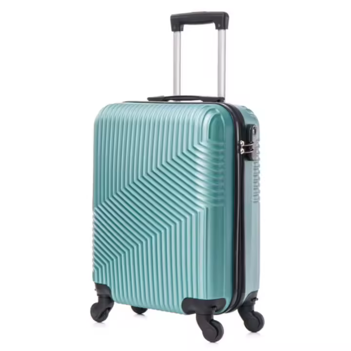 STARLEY-*Maleta Avión Equipaje de Mano Viaje Cabina Trolley ABS Rígida 4 Ruedas Maleta de cabina rigida con asa telescopica 55x35x20CM - 1