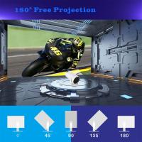 Proyector portátil con sistema Android, miniproyector con Enfoque motorizado, 6 y Bluetooth WiFi, corrección vertical automática, Full HD 720p, proyector de peliculos giratorios 180 ° - details 2