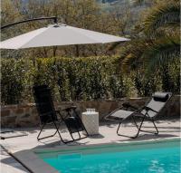 LD Morphling-Silla Gravedad Cero silla de patio reclinable Tumbona Plegable de Descanso Ajustable con Reposacabezas Negro ,Basics Silla Gravedad Cero, 178 x 65 x 108 cm - details 0