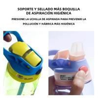 Botella De Agua Para Niños 480ml Con Tiras Y Tapa a Prueba De Fugas Diseño Creativo De Dibujos Animados Bebida Portátil Para Bebés Y Niños - details 4