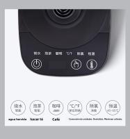 Hervidor Eléctrico 800ml De Acero Inoxidable 304 Térmico Con Control De Temperatura Para Café Y Té Con Base Giratoria De 360 Grados Y Función De Apagado Automático - details 2