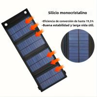 Panel Solar Portátil Flexível Pequeño Y Impermeable 5V USB Para Cargador De Batería Móvil Paneles Solares Plegables - details 6
