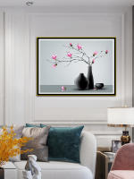Kit De Bordado DIY De Flor De Magnolia 11CT 9CT Pintura Decorativa Para Sala Y Dormitorio Sin Marco Material De Hilo Para Manualidades - details 1