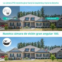 Cámara IP WIFI 4K 8MP Doble Lente Ángulo Amplio De 180° Visonera Nocturna CCTV Seguridad Exterior Protección Cámara De Vigilancia - details 4