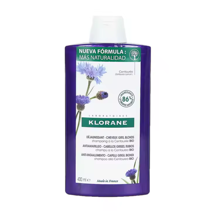 Klorane champú centaurea antiamarilleo 400 ml - 1