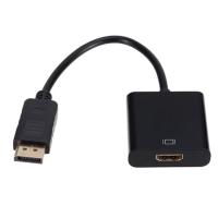 Adaptador De Cable DP a HDMI Compatible Converter De Video Y Audio Para PC Proyector HDTV DP Macho a HDMI Hembra - details 0