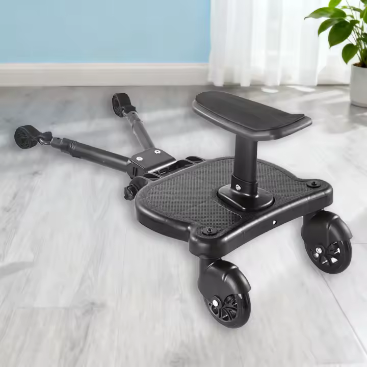 2 en 1 Reposapiés Patinete para Cochecito - Soporta 25kg, Compatible con la Mayoría Cochecitos, Ideal para Niños ≥3 Años - 1