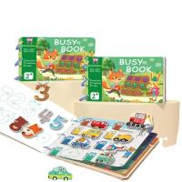 Libro Ocupado Montessori Para Niños Y niñasEducational Toys Para Bebés Y Niños pequeñosJuego De Rompecabezas De Animales Y Números Quieto Para Niños - details 1