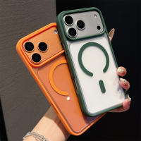 Funda De Lujo UltraDelgada PC Magsafe Para iPhone 17 pro Max Translúcida Magnética Con Botón De Control De Cámara Antigolpes - details 0