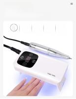 Máquina De Uñas 45000RPM 3-en-1 Portátil Secador Con 9 LEDs Profesional Torno Eléctrico Con Luz UV Herramientas De Manicura - details 0