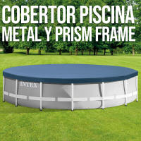 Cobertor para piscinas desmontables INTEX metal y prism frame 366 cm - details 1