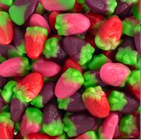 HARIBO FRESAS MIX 1KG Surtido de caramelos de goma con forma de pequeñas fresas y de tres sabores distintos: sabor fresón, sabor fresa ácida, sabor mermelada de fresa. Sabor de Haribo original calidad de confianza - details 1