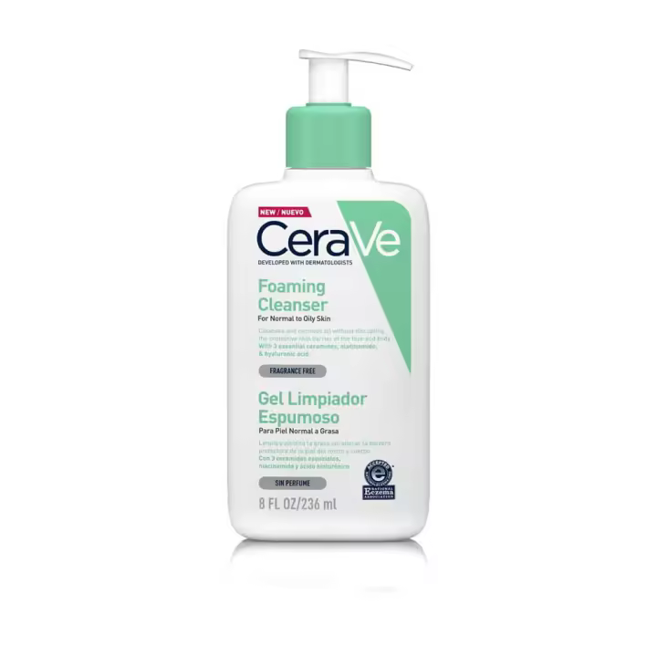 Cerave Gel Limpiador Espumoso 236 ml - 1