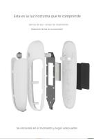 Lámpara Nocturna LED Con Sensor De Movimiento Recargable Por USB Iluminación Inalámbrica Inteligente Para Dormitorio Armario Pasillo - details 8