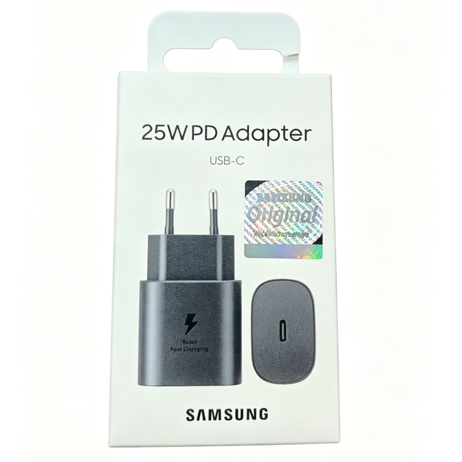 Kit de Carga Rápida Samsung de 25W con USB-C – Incluye Cable de 1 m (Blanco, Enchufe UE)