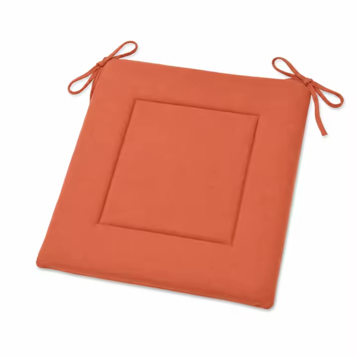 Cojín para Silla 40x40 cm con Lazos, Asiento Acolchado Antideslizante, Suave y Cómodo para Cocina, Comedor y Oficina, Pack de 2, 4 o 6 Unidades, Disponible en 10 Colores - 1
