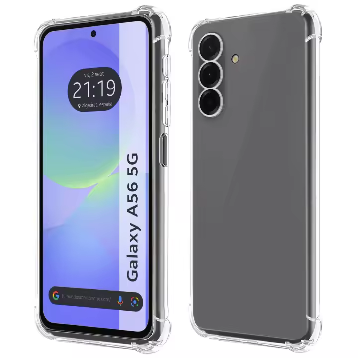 Funda Silicona Antigolpes Transparente para Samsung Galaxy A56 5G - 1