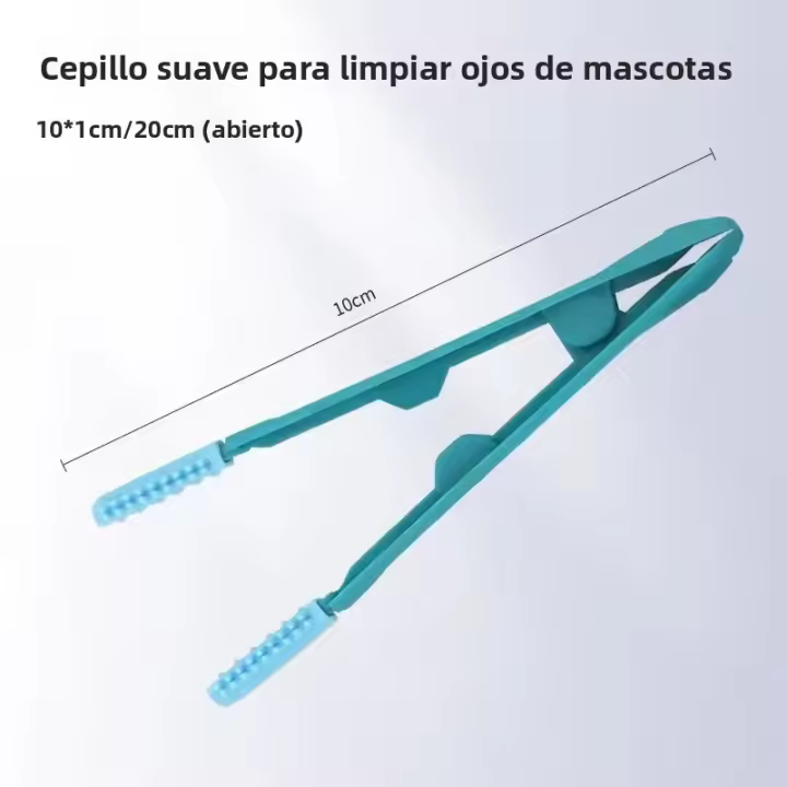 Cepillo Para Limpieza De Ojos De Gato Herramienta De Peluquería Para Perros Y Gatos Pequeños Eliminador De Manchas De Lágrimas Material Plástico - 1