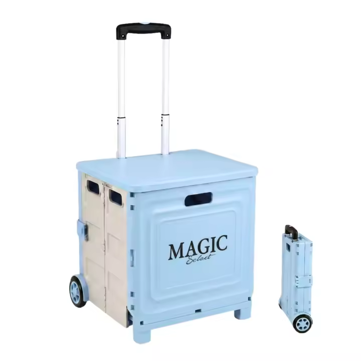 MAGIC SELECT Carro de la Compra Multiusos Plegable con Ruedas de 34 L Camping, Picnic y Hogar - 1