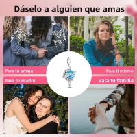 Encantos Originales De Plata 925 Para DIY Pulsera Y Collar Joyería Para Mujer Con Deseño De Sol Y Luna Joyas Delicadas - details 34