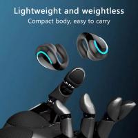 Concepto de conducción ósea Auriculares Bluetooth, auriculares inalámbricos Bluetooth, calidad de sonido de alta definición, impermeables y anti-Han, auriculares deportivos con clip para la oreja, adecuados para deportes al aire libre - details 2