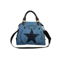 énvo - Bolso Shopper Grande De Lona con Asas de Piel - details 6