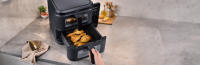 SEVERIN FR 2468: freidora de aire 2800W, doble cesta 2x5,5L, 9 programas, control táctil, Sync Cook/Finish, apilada. - details 2