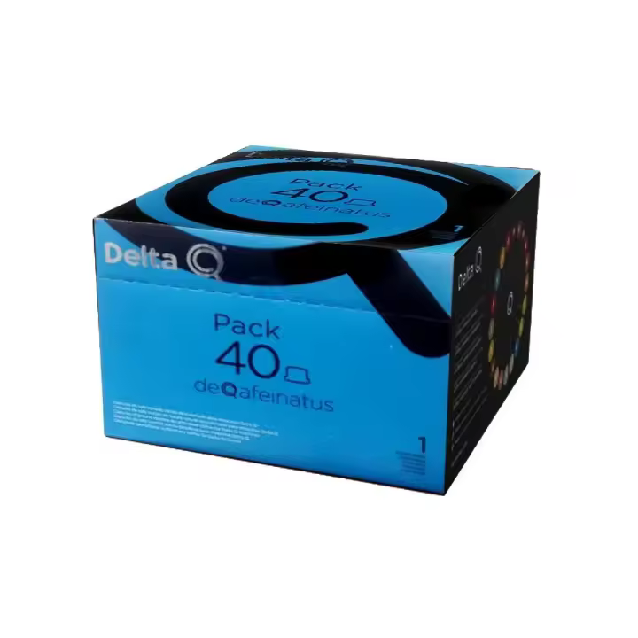 Pack XL Deqafeinatus Espresso Descafeinado 40 Cápsulas Delta Q - 1