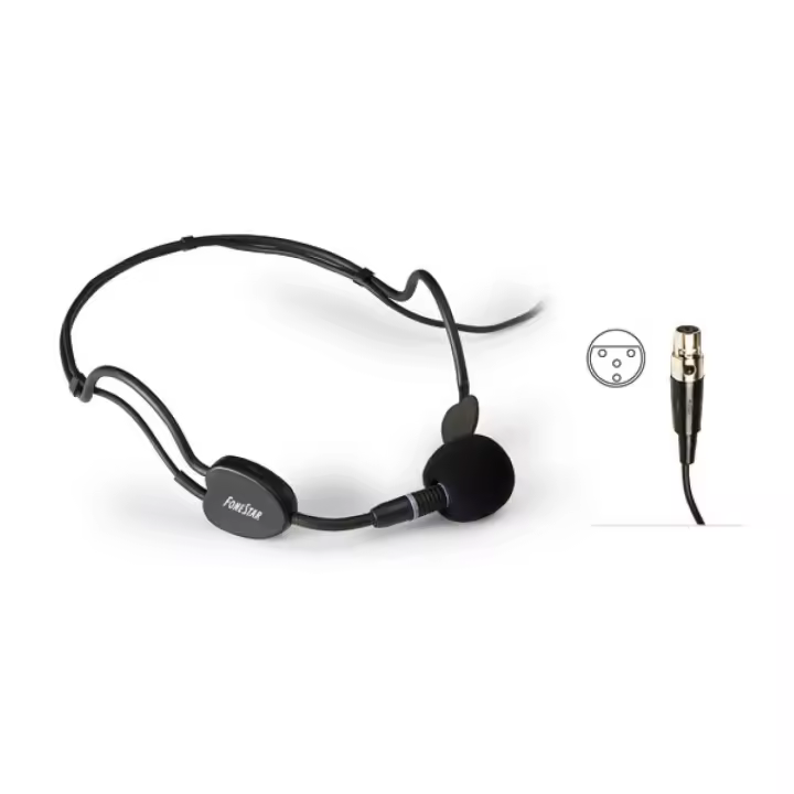 Fonestar Microfono Diadema Electret Unidireccional Minixlr4p - 1