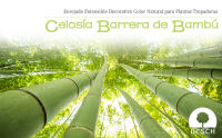 NQT Celosía Barrera de Bambú Plegable para Jardín - Enrejado Extensible Decorativo Color Natural para Plantas Trepadoras (120x30cm, 180x90cm, 180x120cm) - details 0