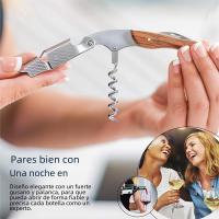 Leeseph Abrevidrios Manual De Acero Inoxidable Doble Encaje Para Bartenders Servidores Waiters Eco-amigable Stockado - details 5