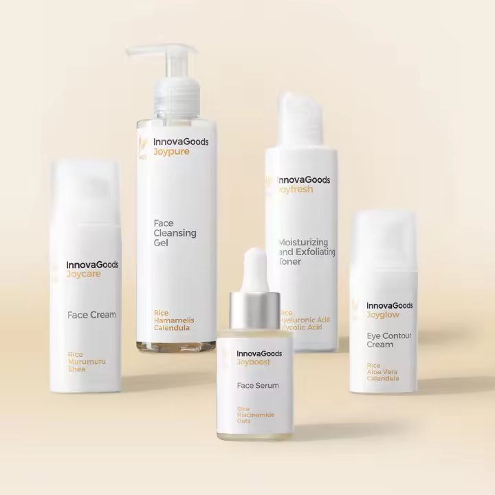 Pack de Rutina Facial Rice InnovaGoods - 1