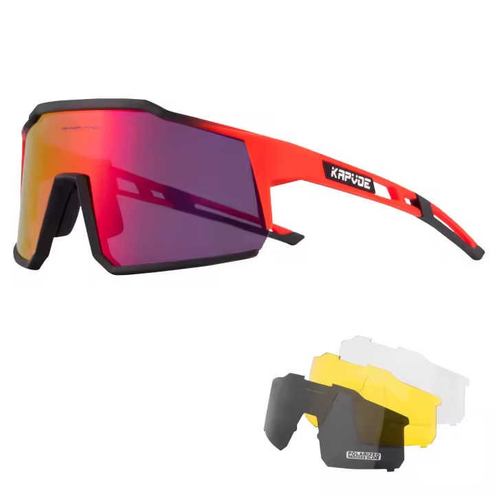 Gafas De Ciclismo Kapvoe UV400 Protección Deportiva Para MTB Y Bicicleta De Carretera Gafas De Sol Al Aire Libre Para Hombres - 1