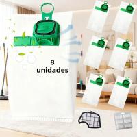 8pcs Bolsas De Aspiradora De Vacío Para Vorwerk Kobold VK140 VK150 FP140 FP150 Reemplazo HEPA Material De Tela - details 0