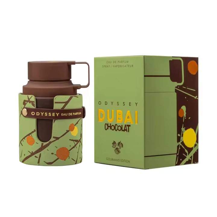 ARMAF Odyssey Dubai Chocolat Eau de Parfum 100 ml Spray Unisex – Fragancia Gourmand con Café, Chocolate, Vainilla, Caramelo y Haba Tonka - 1