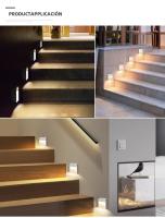 Lámpara De Noche LED Sensor De Doble Inducción PIR Infrarrojo Luz De Pared Magnética Sin Cable Para Armario Escaleras - details 7