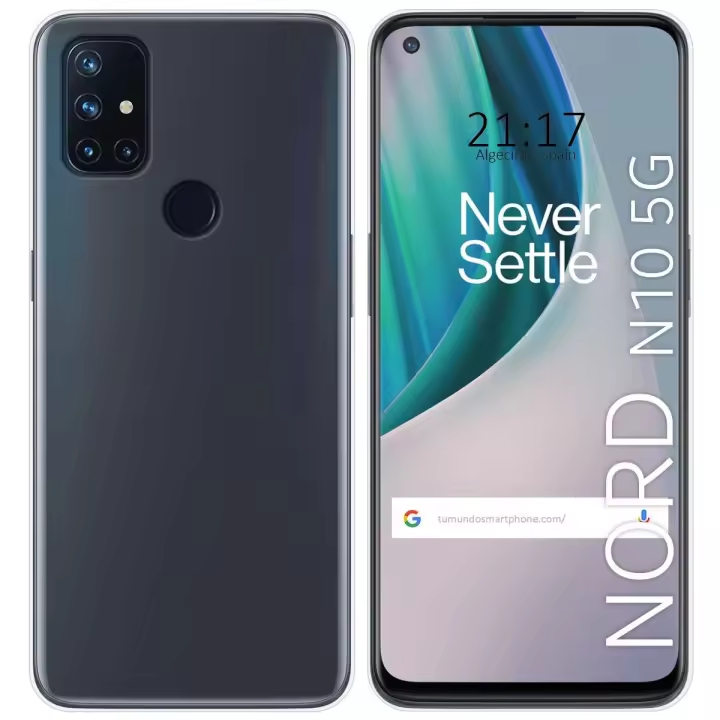 Tumundosmartphone Funda Silicona Gel TPU Transparente para Oneplus Nord N10 5G - 1