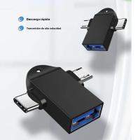 Adaptador OTG 2 En 1 Type-C Micro USB Para Android Huawei USB 3.1 Transmisor De Datos Convertidor Para Laptops Tabletas Disco Duro Teléfonos Con Fuente De Alimentación Externa - details 2