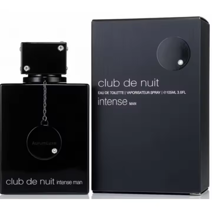 AURUMLUXE Club de Nuit, Perfumes Arabes Hombre, Perfumes Hombre, Regalos Originales para Hombre, Colonia Hombre, Perfume Arabes Originales, Eau de Parfum 105 ml Club de Nuit Intense Man - 1