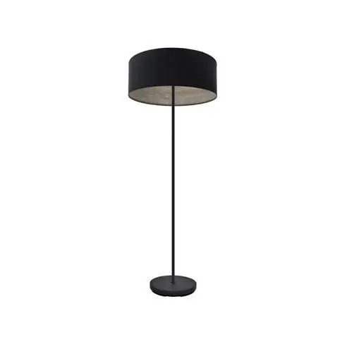 FABRILAMP Lámpara de Pie Tania 1xe27 Negro/Negro-Madera Gris 162x40x40 Cm - Diseño Elegante - 1