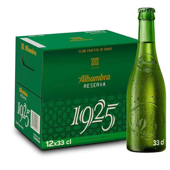 ALHAMBRA RESERVA 1925 Cerveza - Caja 12 uds botella cristal 330ml - 1